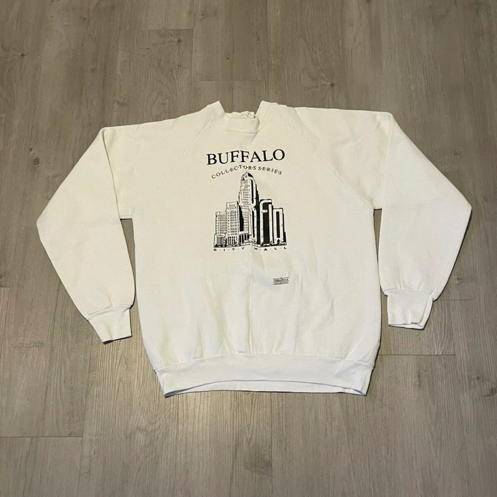 Vintage Buffalo City Hall The Terranova Collection Crewneck Sweatshirt